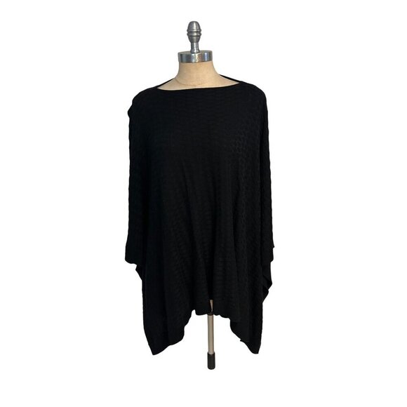 Lululemon Divinity Poncho Black Color Shawl Wrap One size - Picture 1 of 4